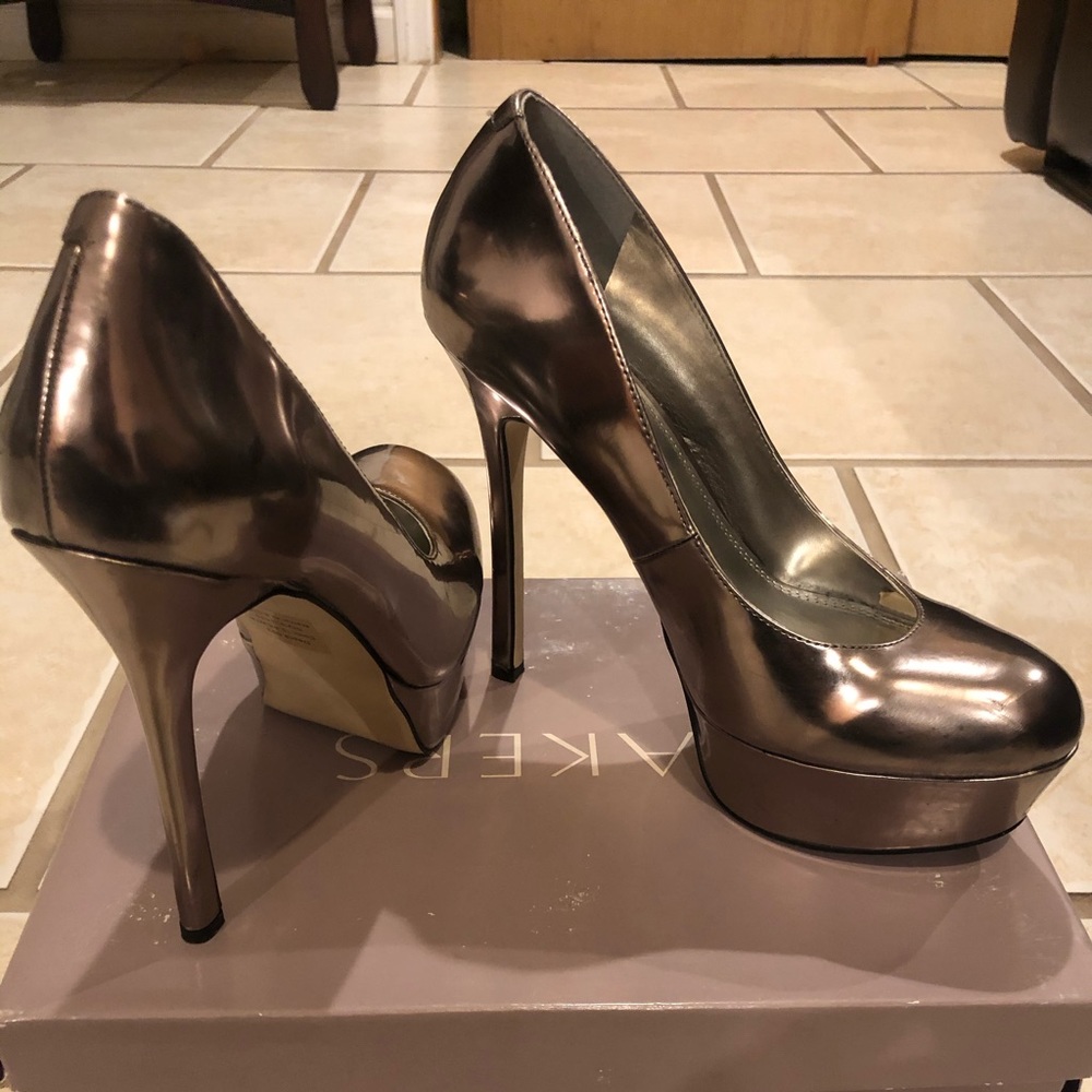 Bakers Bronze Stiletto pumps